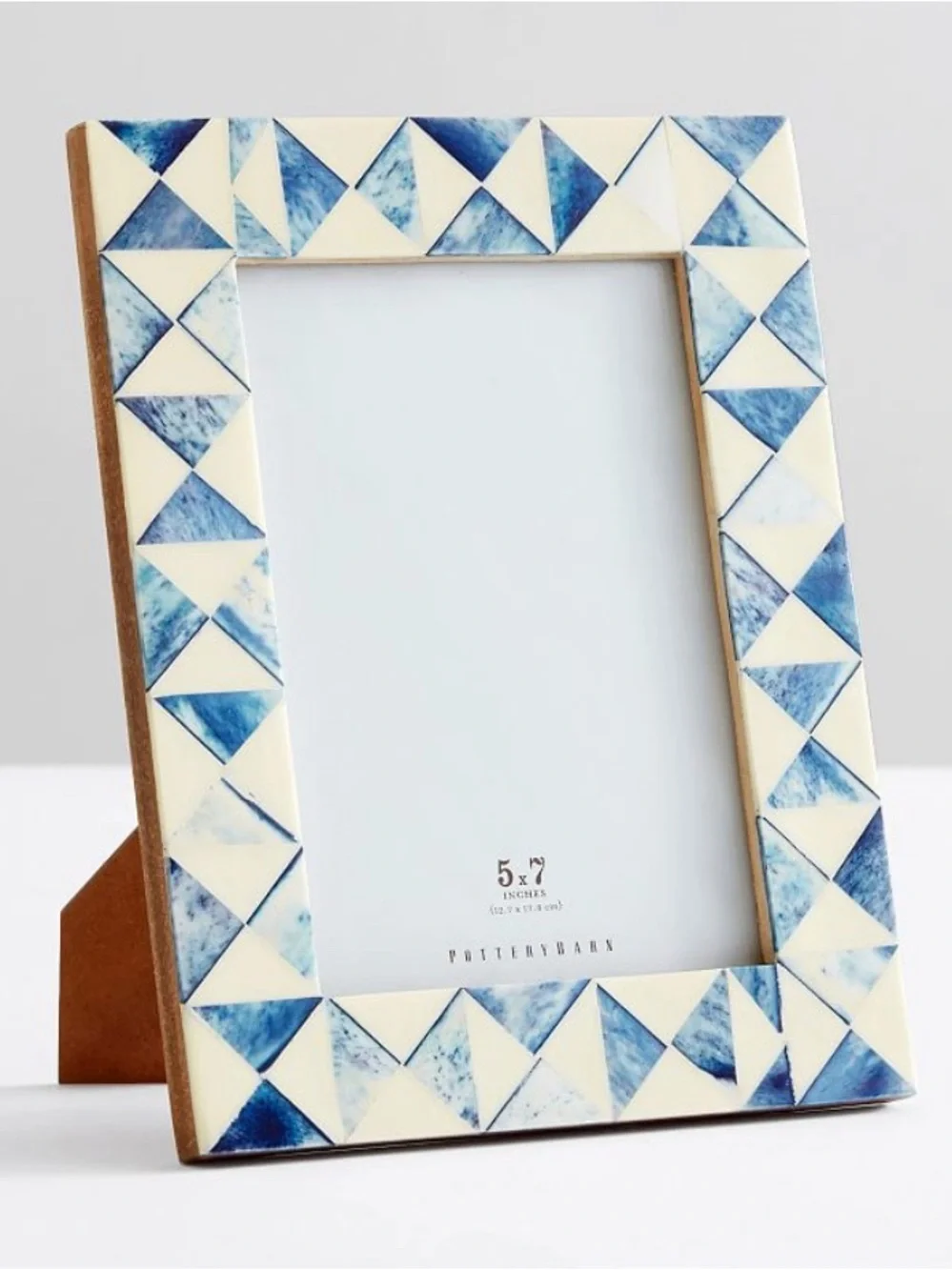NEW Pottery Barn Bone Geometric Picture Frame